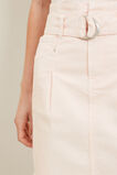 Belted Denim Mini Skirt  Pale Blossom  hi-res