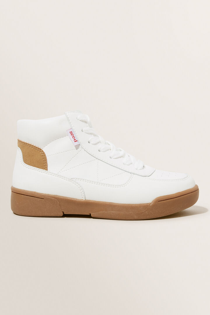 High Top Boot  White  hi-res