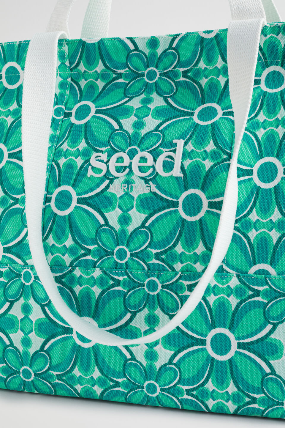 Seed Overnight Bag  Jade Green Retro