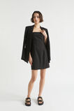 Tailored Strapless Mini Dress  Black  hi-res