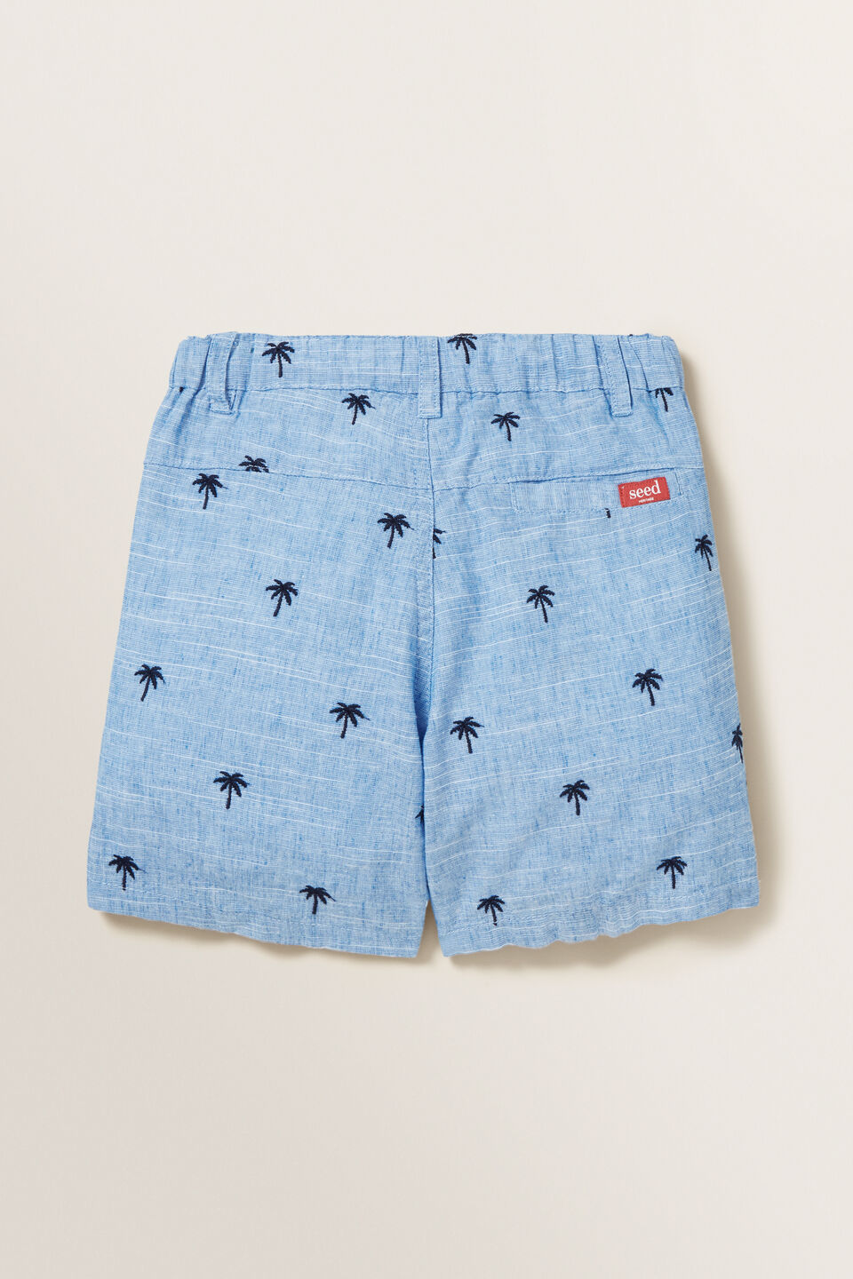 Palm Embroidered Short  