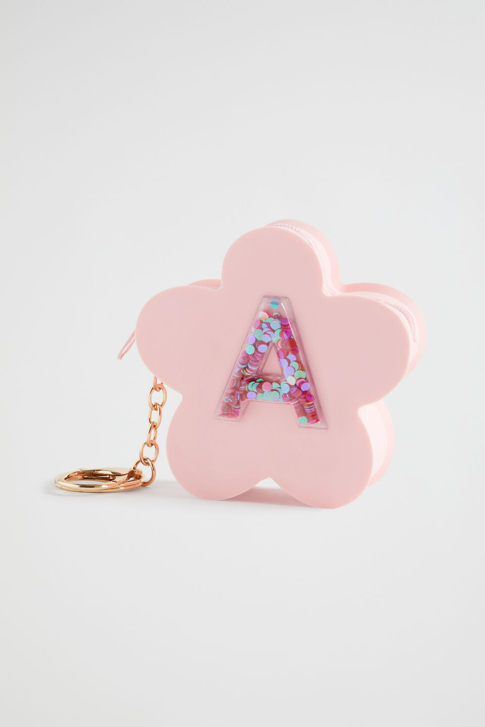 Silicone Initial Keyring  A  hi-res