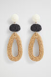 Wrapped Drop Earring  Natural  hi-res