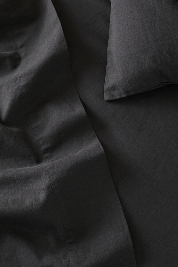 Alba Standard Pillowcase  Charcoal  hi-res