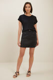 Core Denim A-Line Mini Skirt  Washed Black  hi-res