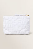 Terry Towelling Pouch  White  hi-res
