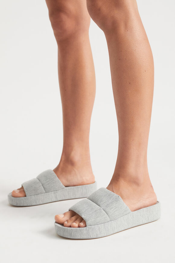 Jersey Slipper  Grey  hi-res