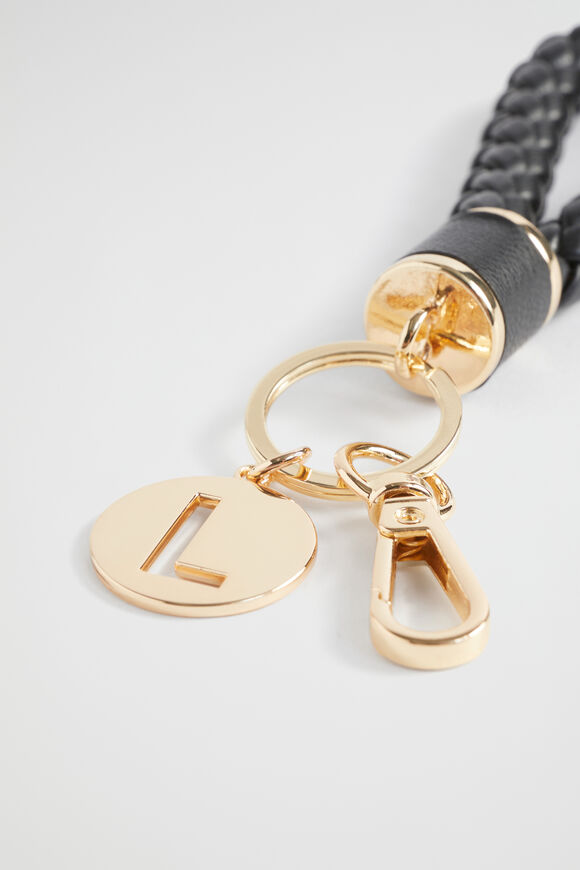 Braided Initial Keyring  L  hi-res