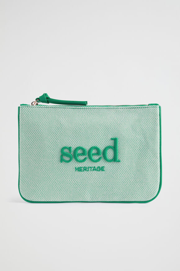 Seed Pouch  Deep Teal Natural  hi-res