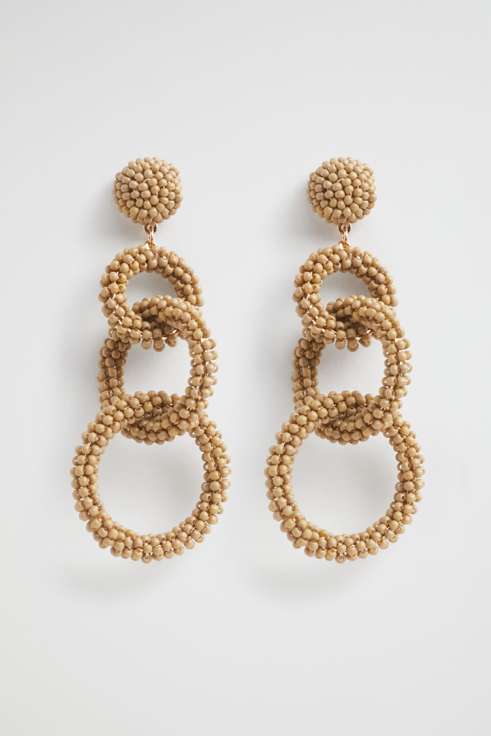 Circle Tier Earring  Deep Bronze