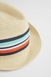 Colour Block Fedora  Multi  hi-res