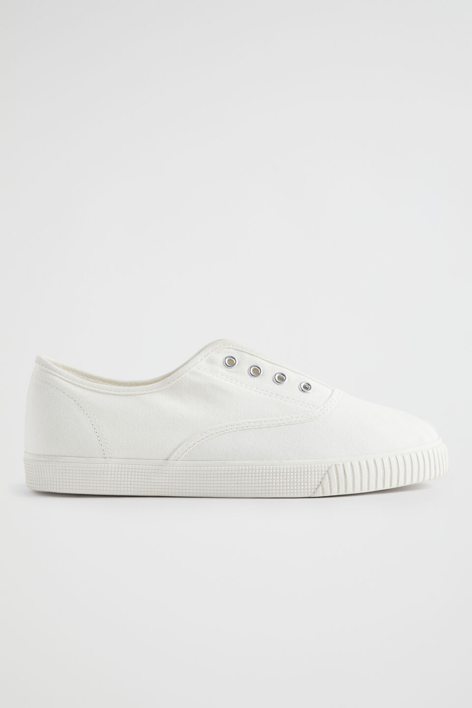 Rose Slip On Sneaker  White
