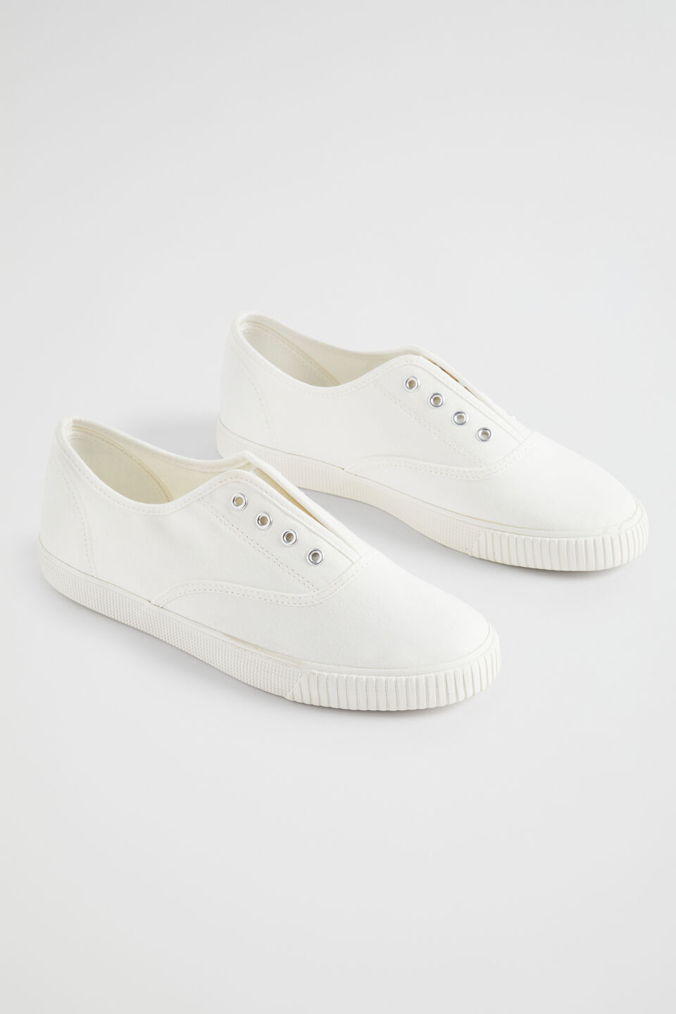 Rose Slip On Sneaker  White