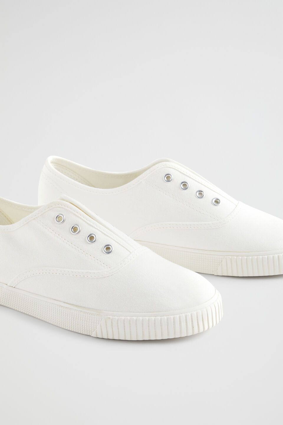 Rose Slip On Sneaker  White