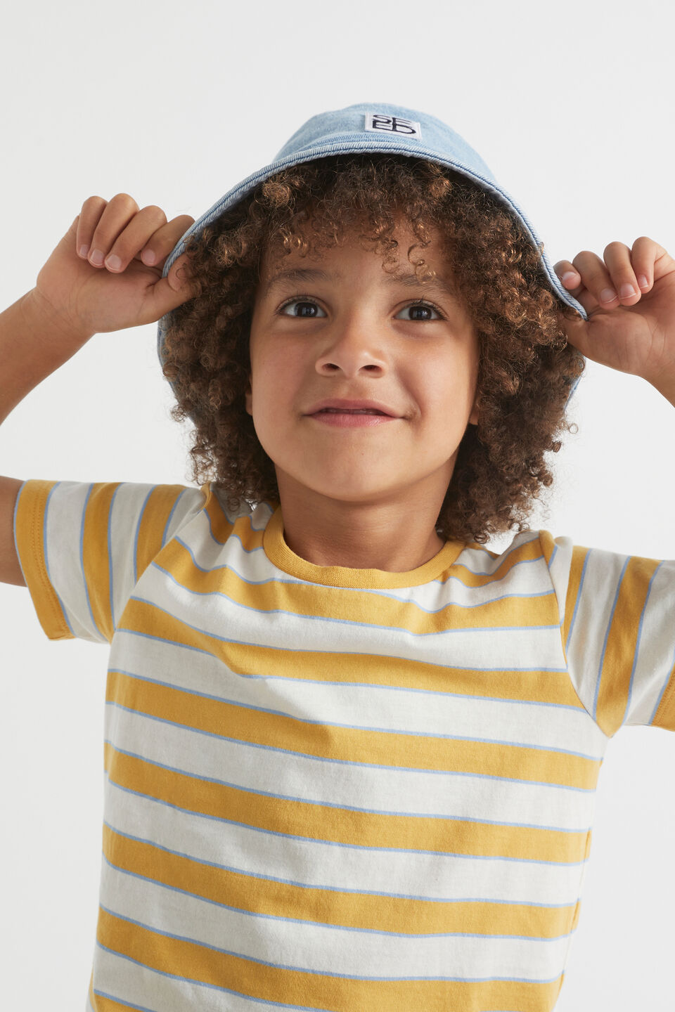 Seed Patch Bucket Hat  Chambray