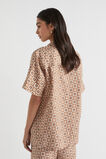 Floral Geo Shirt  Auburn Brown Retro  hi-res
