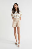 Stripe Boxy Tee  Sheer Beige Stripe  hi-res