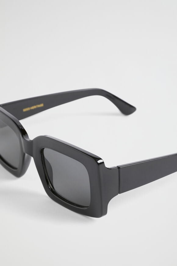 Lou Rectangle Sunglasses  Black  hi-res