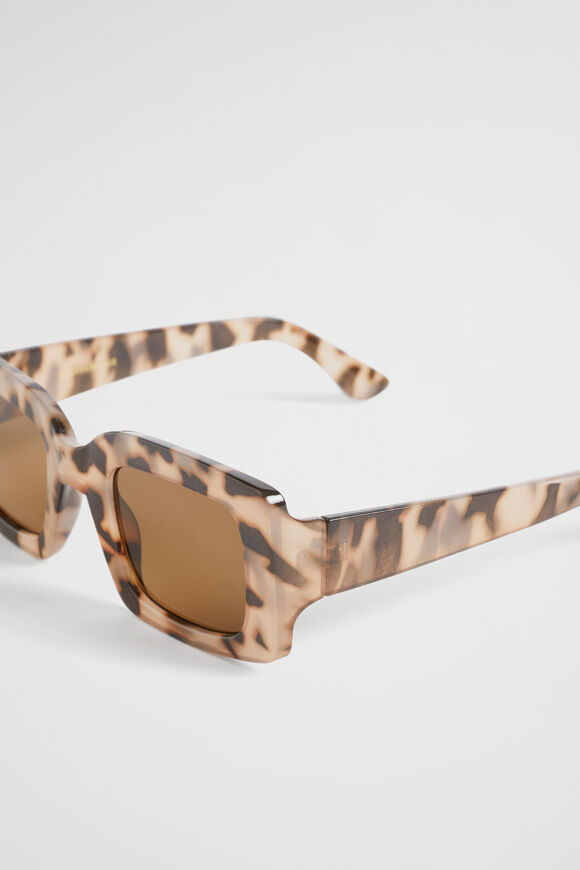 Lou Rectangle Sunglasses  Milky Tort  hi-res