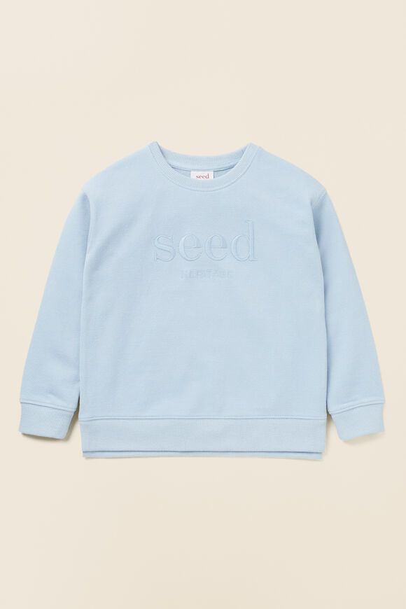 Core Logo Sweat  Pale Blue  hi-res