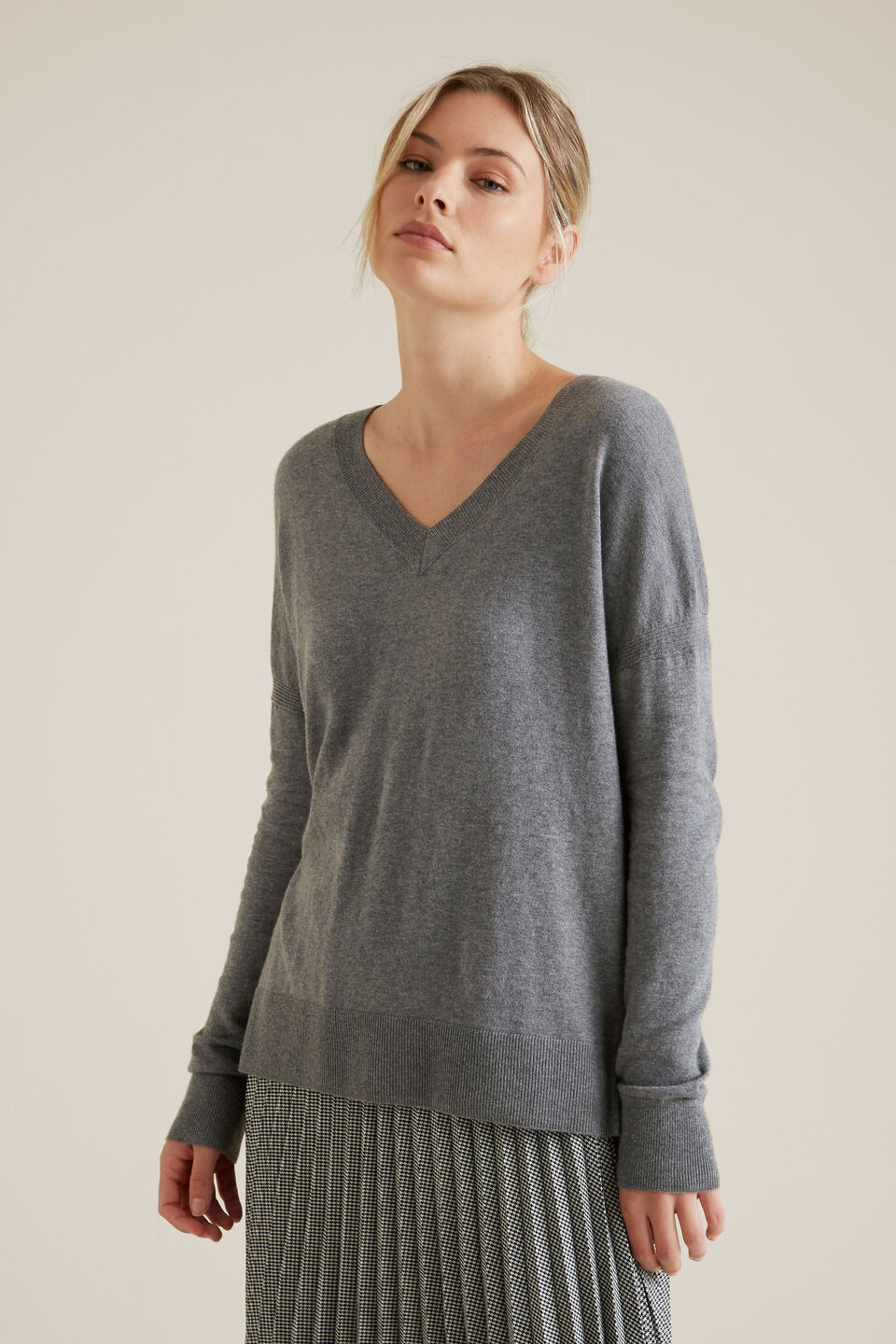 V Neck Sweater  
