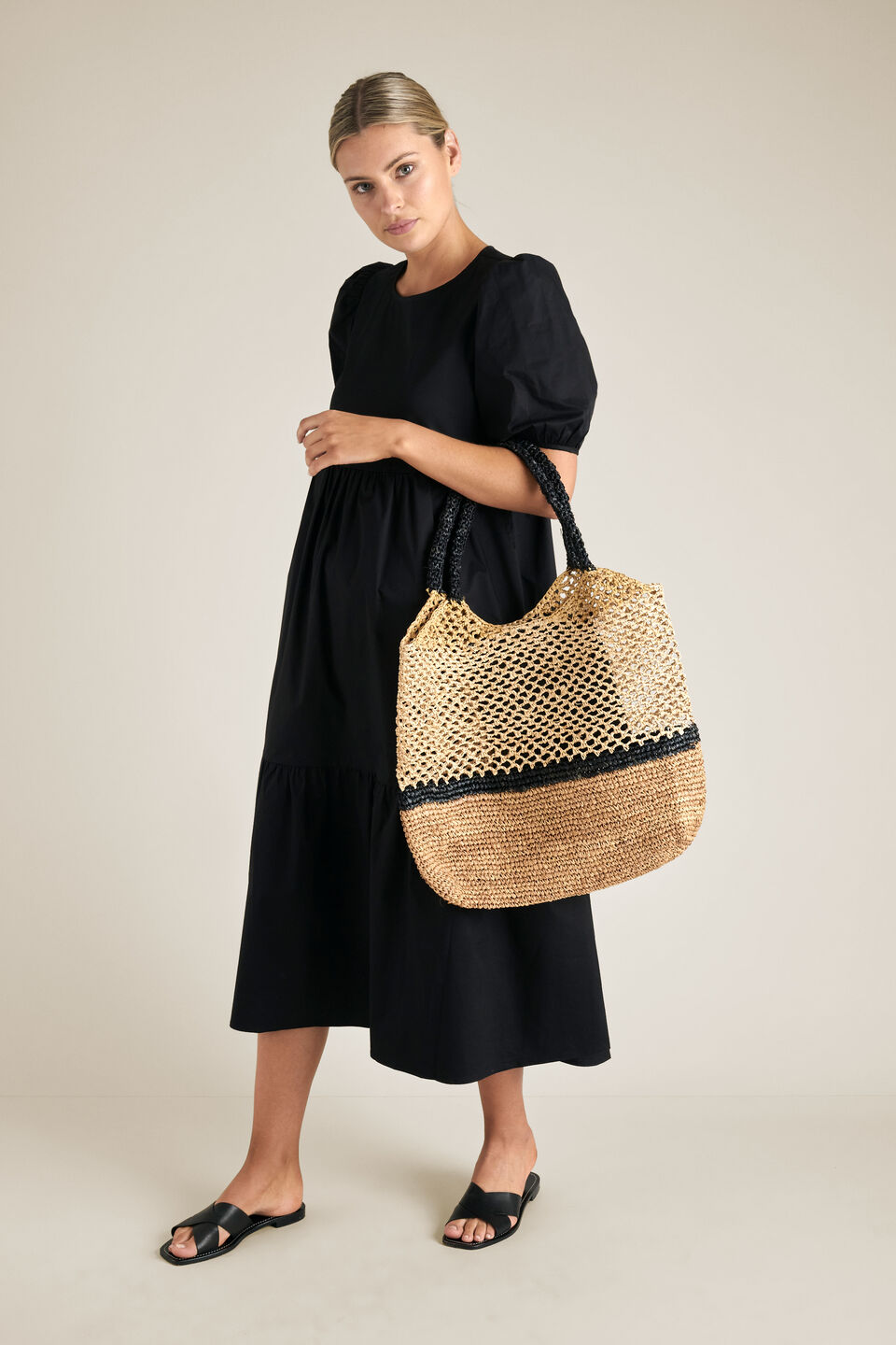 Tiered Midi Dress  