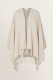 Herringbone Weave Poncho    hi-res