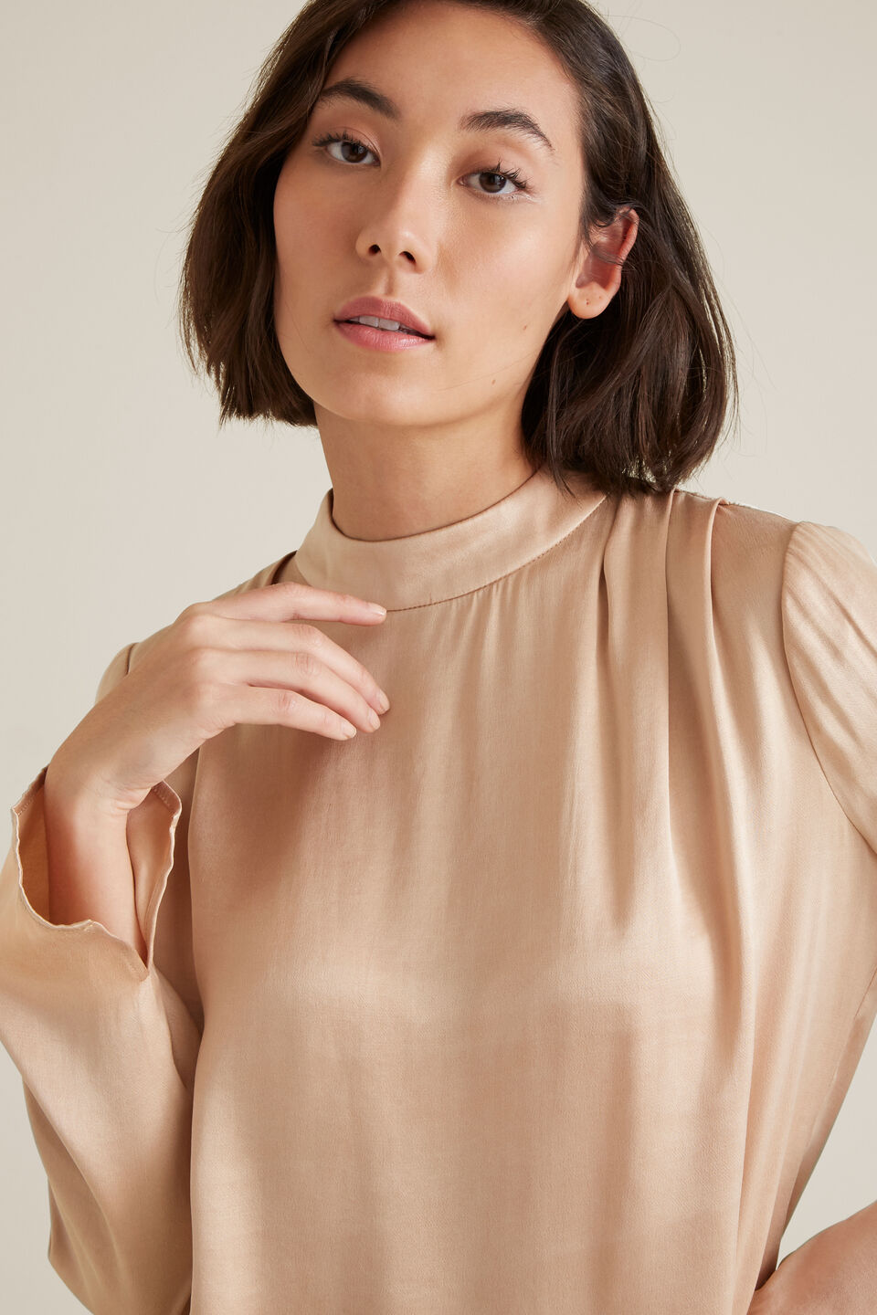 Mock Neck Top  