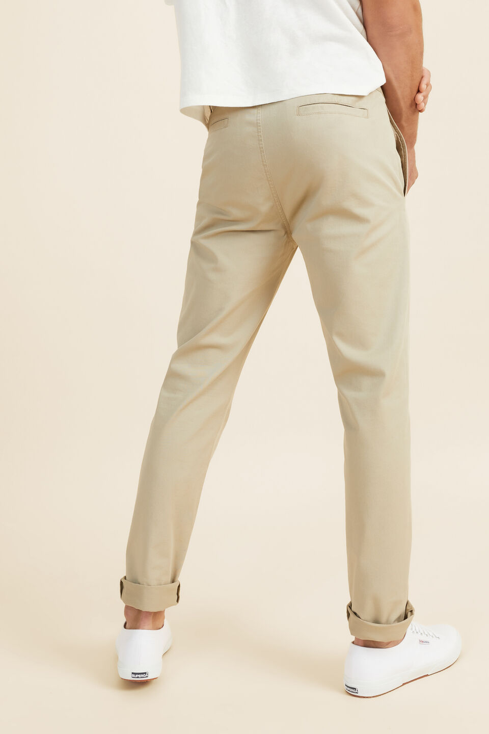 Mens Slim Chino  Light Oak