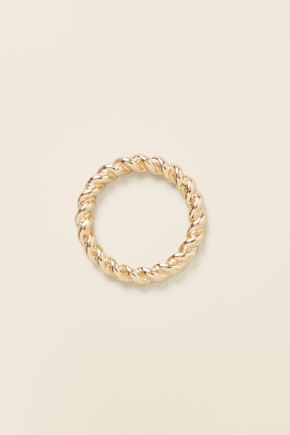 Twist Ring  Gold  hi-res