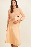Framed Leather Clutch  Light Ginger  hi-res