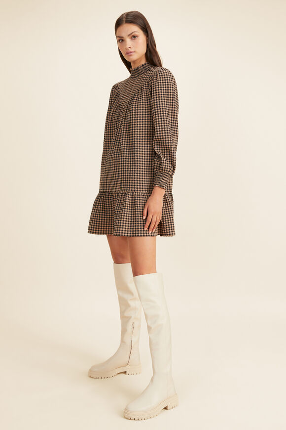Lara Leather Knee High Boot  Vanilla  hi-res
