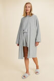 Cotton Terry Robe  Grey Marle  hi-res