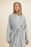 Cotton Terry Robe  Grey Marle  hi-res
