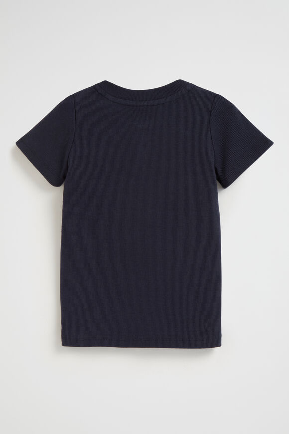 Core Henley Rib Tee  Midnight Blue  hi-res