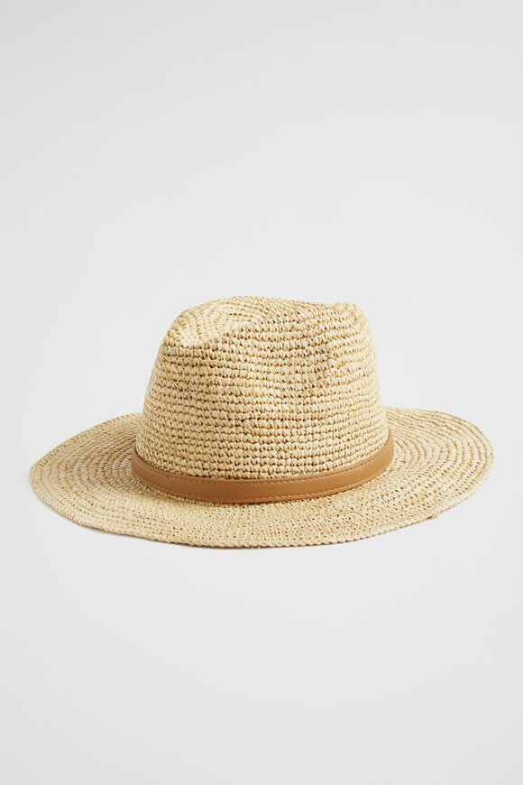 Raffia Panama  Natural Tan  hi-res