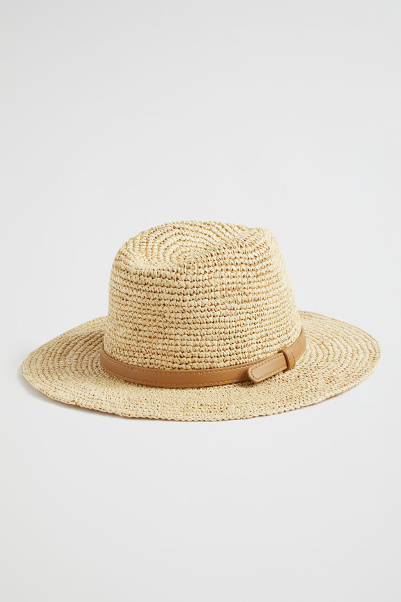 Raffia Panama  Natural Tan  hi-res
