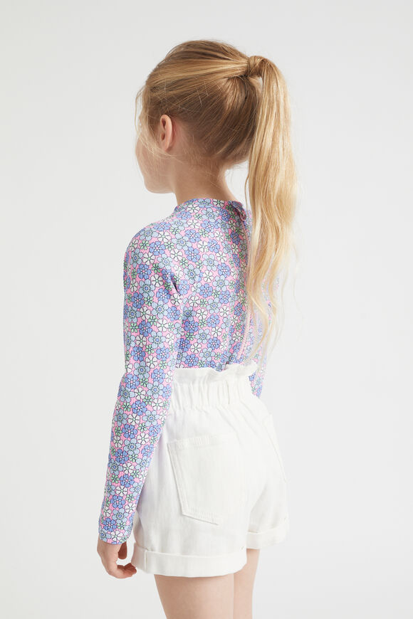 Ditsy Floral Rashsuit  Candy Pink  hi-res
