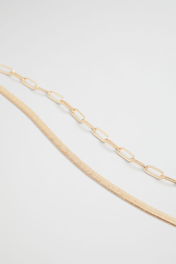 Chain Bracelet Pack  Gold  hi-res