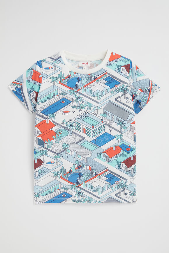 Houses Tee  Vintage White  hi-res