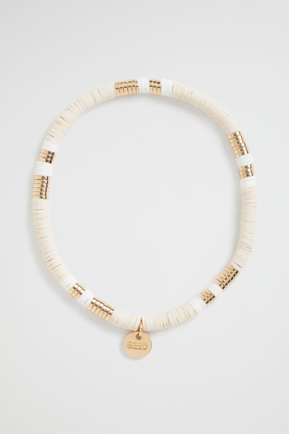 Stretch Bead Bracelet  Magnolia  hi-res