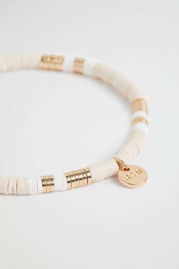 Stretch Bead Bracelet  Magnolia  hi-res