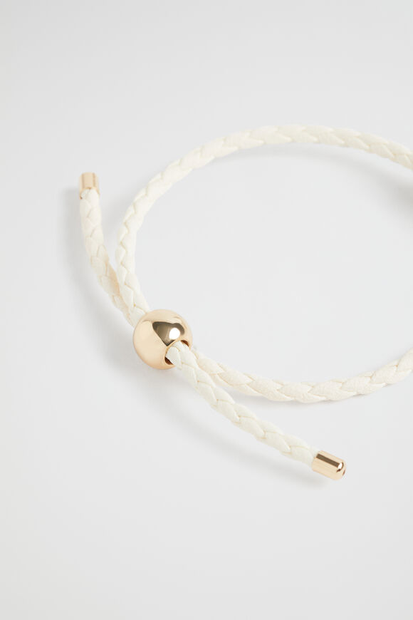 Initial Cord Bracelet  E  hi-res