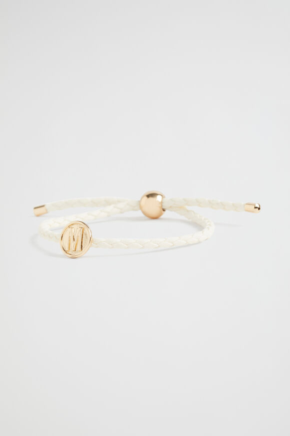 Initial Cord Bracelet  M  hi-res