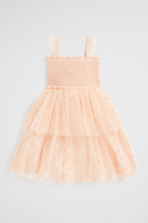Embroidered Dress  Flamingo  hi-res