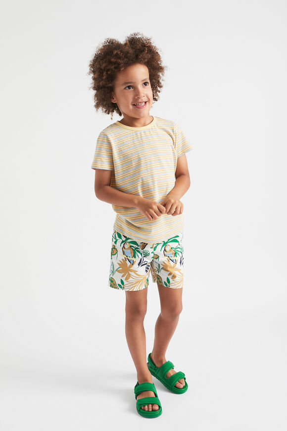 Stripe Tee  Lemon  hi-res