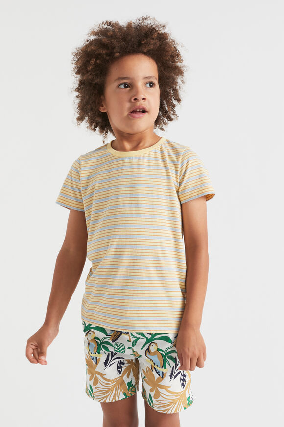 Stripe Tee  Lemon  hi-res