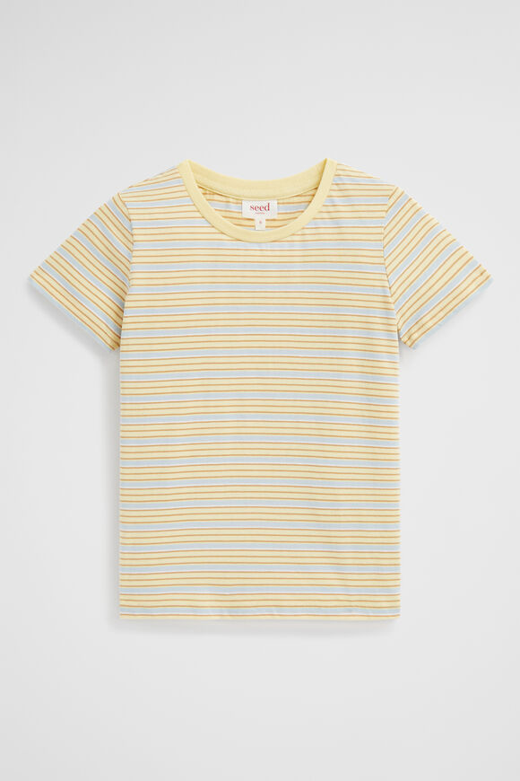 Stripe Tee  Lemon  hi-res