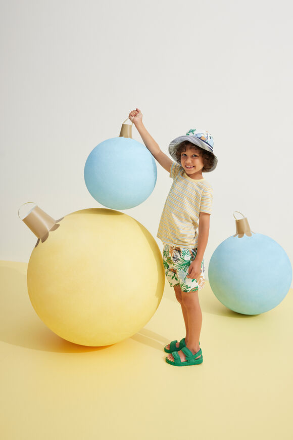 Stripe Tee  Lemon  hi-res
