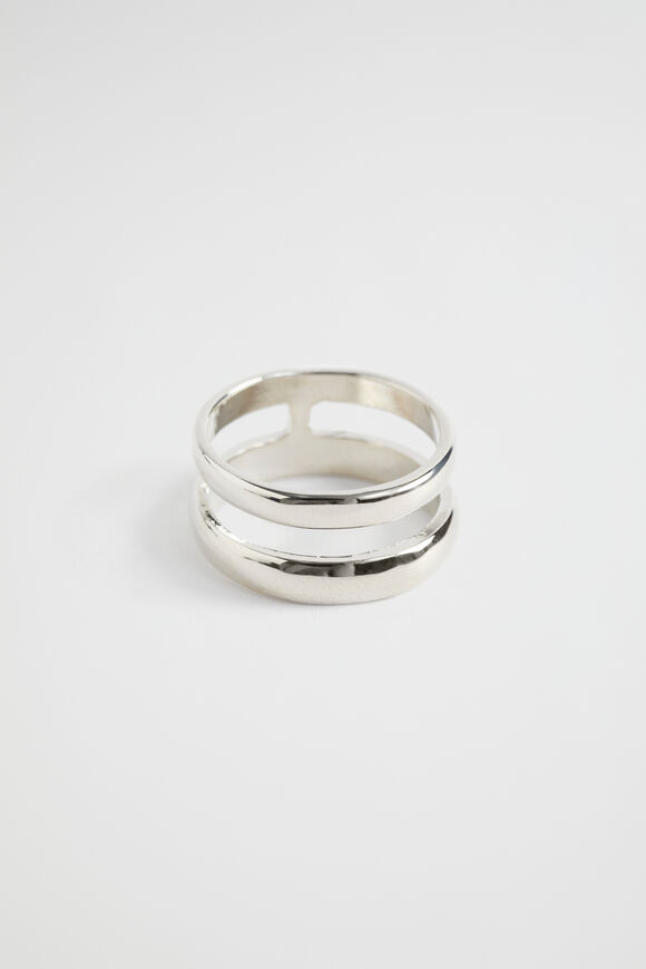Double Ring  Silver  hi-res